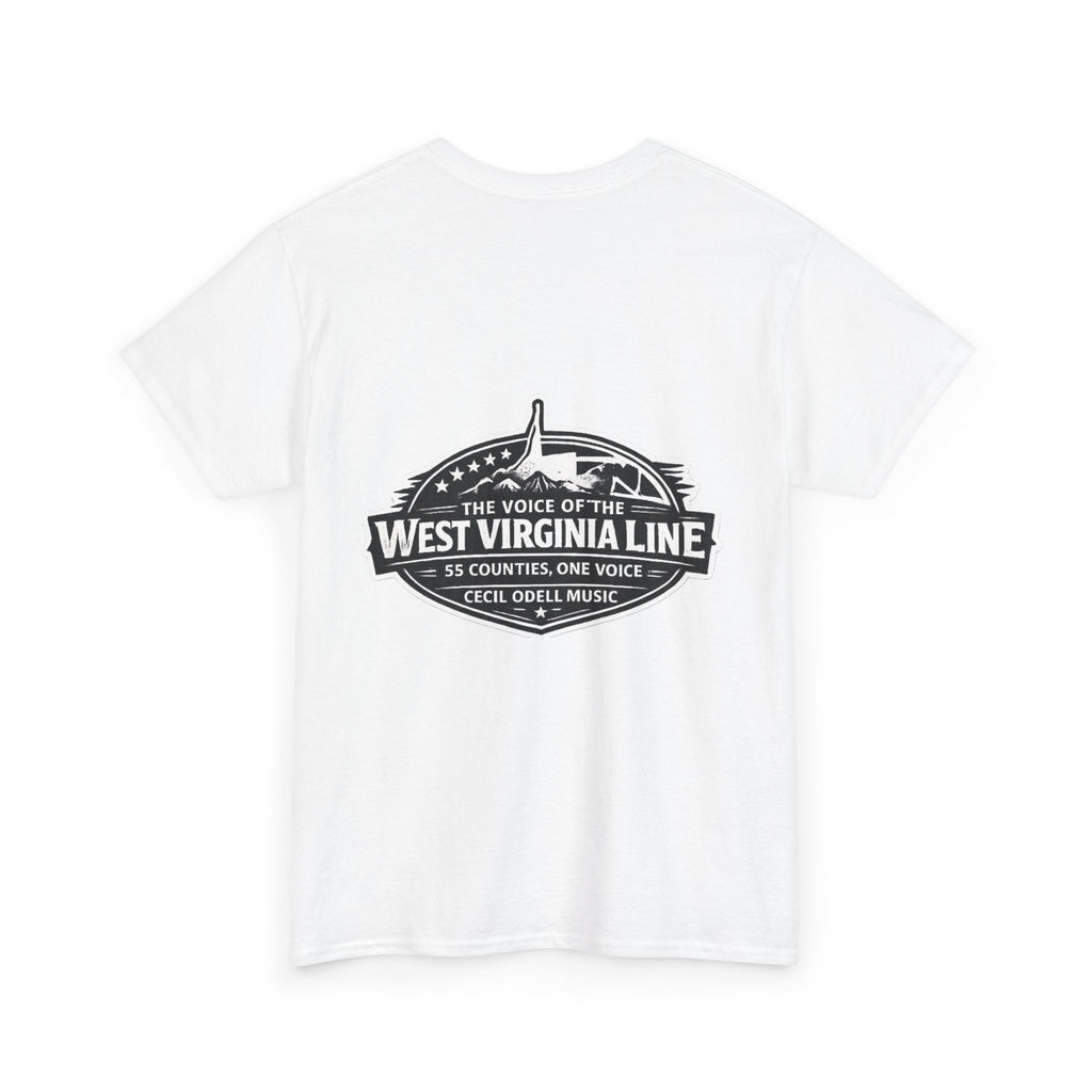 West Virginia Line Tee: 'The Voice of the West Virginia Line' Graphic T-Shirt