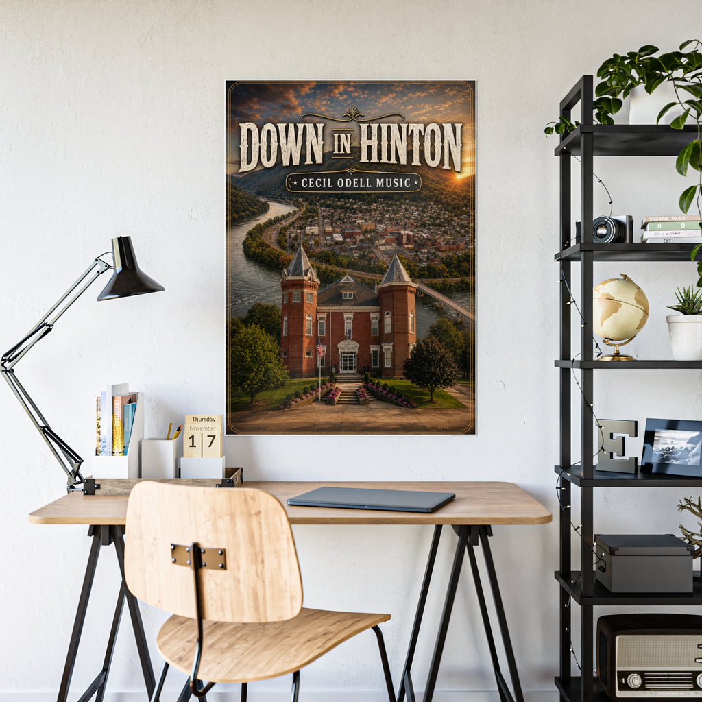 Down in Hinton Gloss Poster