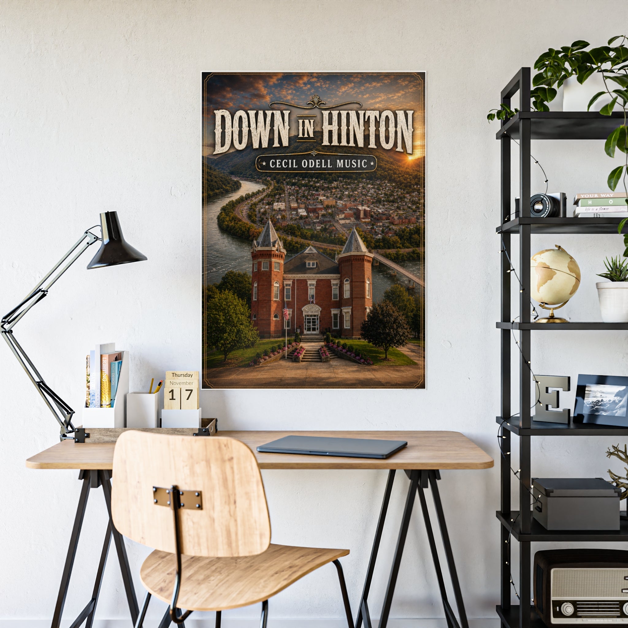 Down in Hinton Gloss Poster