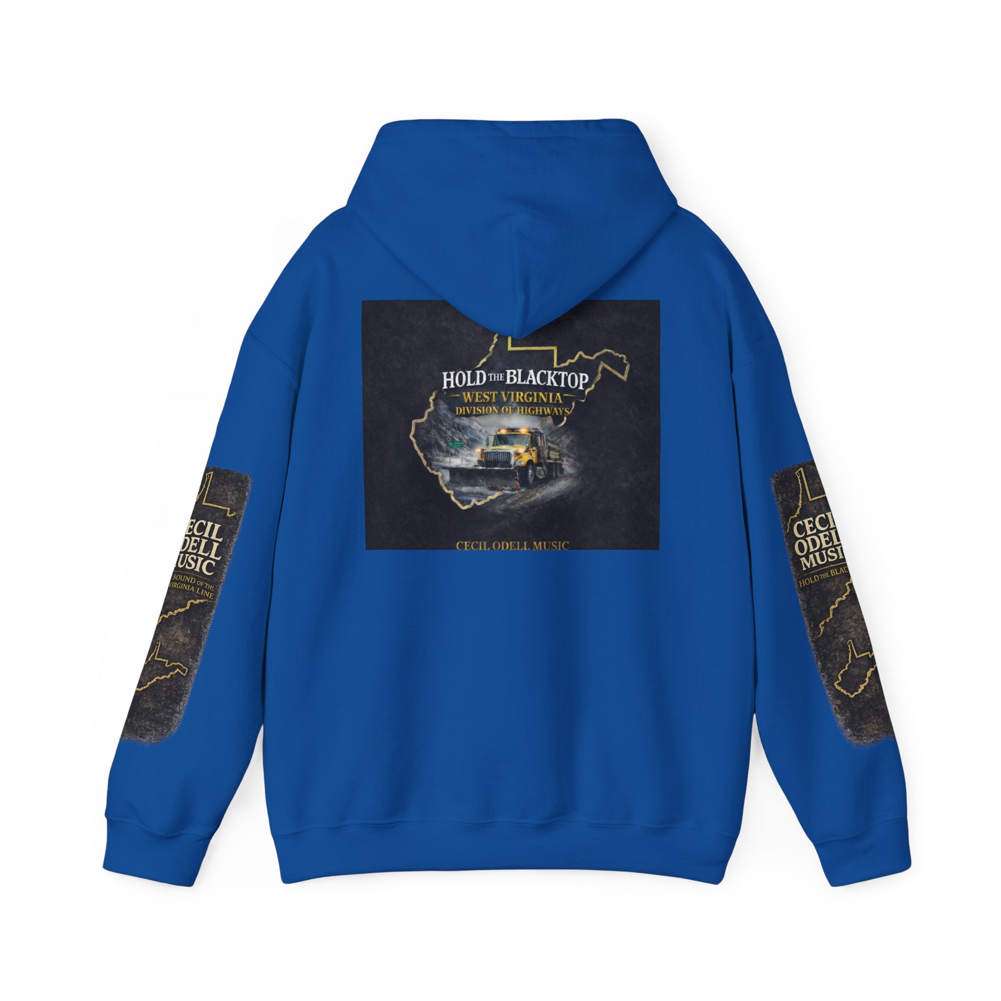 Hoodie: "Hold The Blacktop" Vintage Road Trip Graphic Pullover