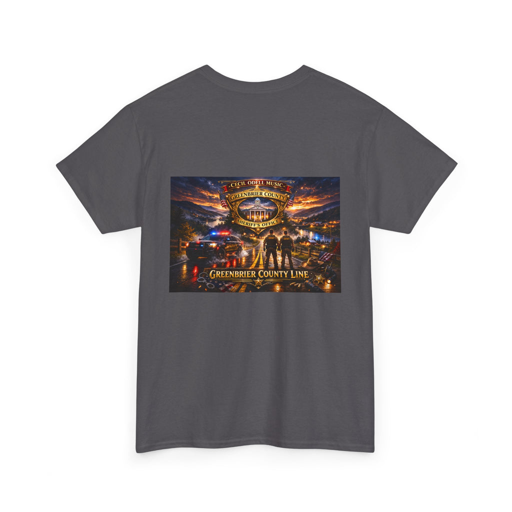 Greenbrier County Line Concert Tee: Vintage Live Music Poster Shirt