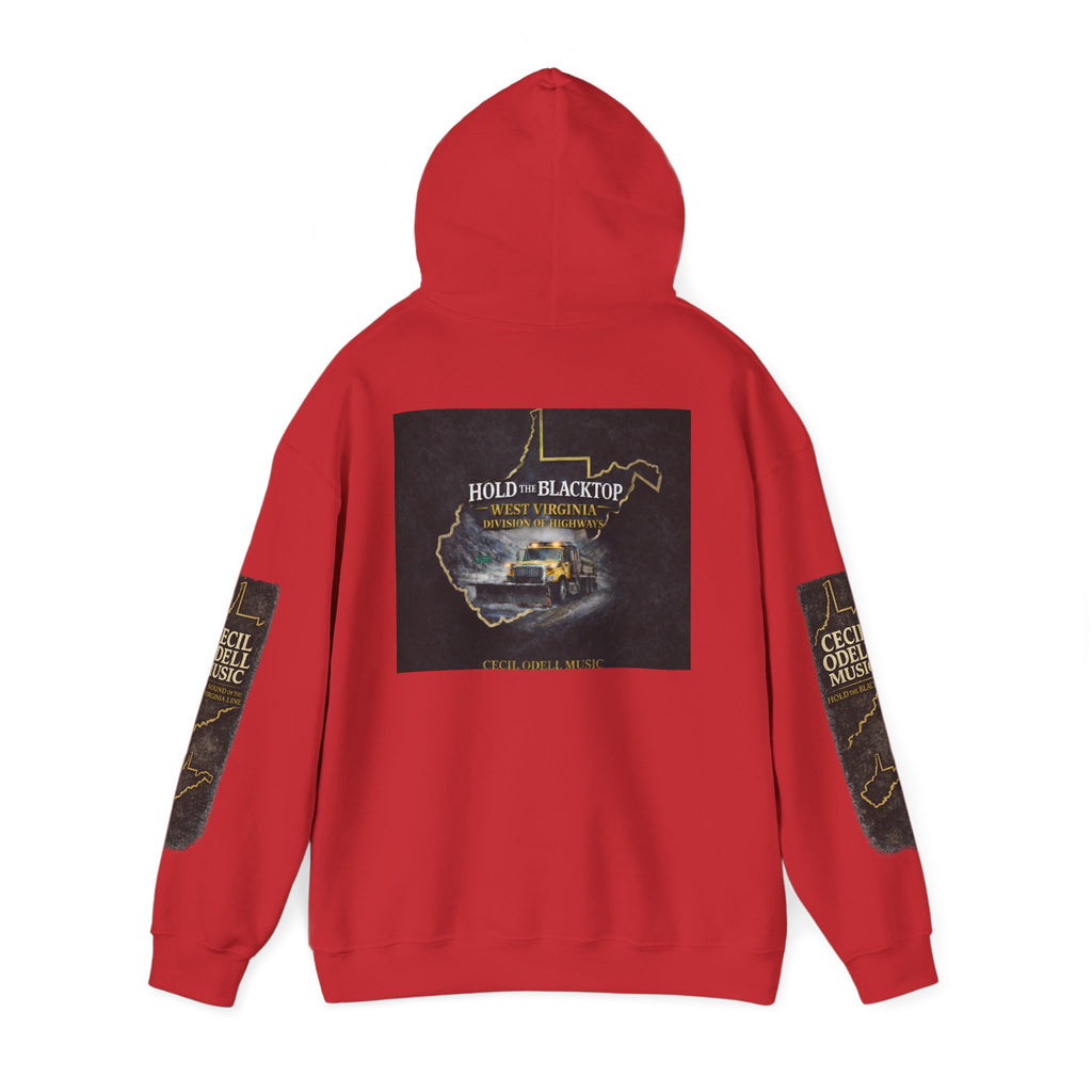 Hoodie: "Hold The Blacktop" Vintage Road Trip Graphic Pullover