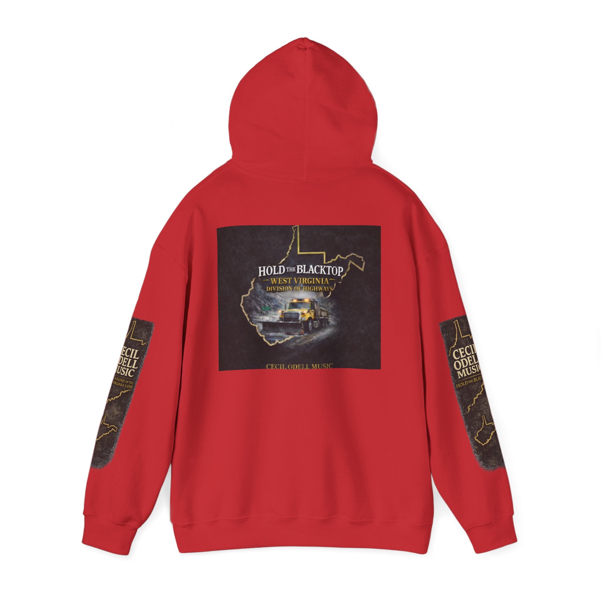 Hoodie: "Hold The Blacktop" Vintage Road Trip Graphic Pullover