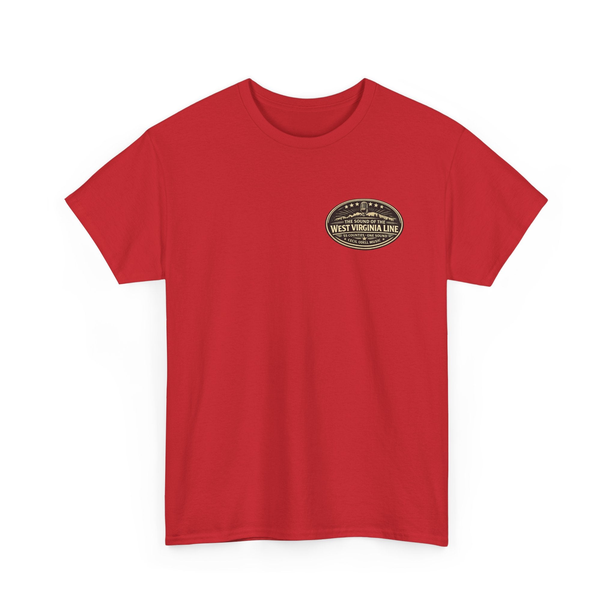 Wayne VFD Line Graphic Tee: Retro Firefighter Poster Shirt