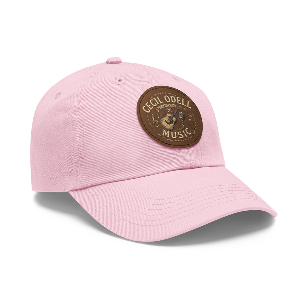 Cecil Odell Music Leather Patch Dad Hat