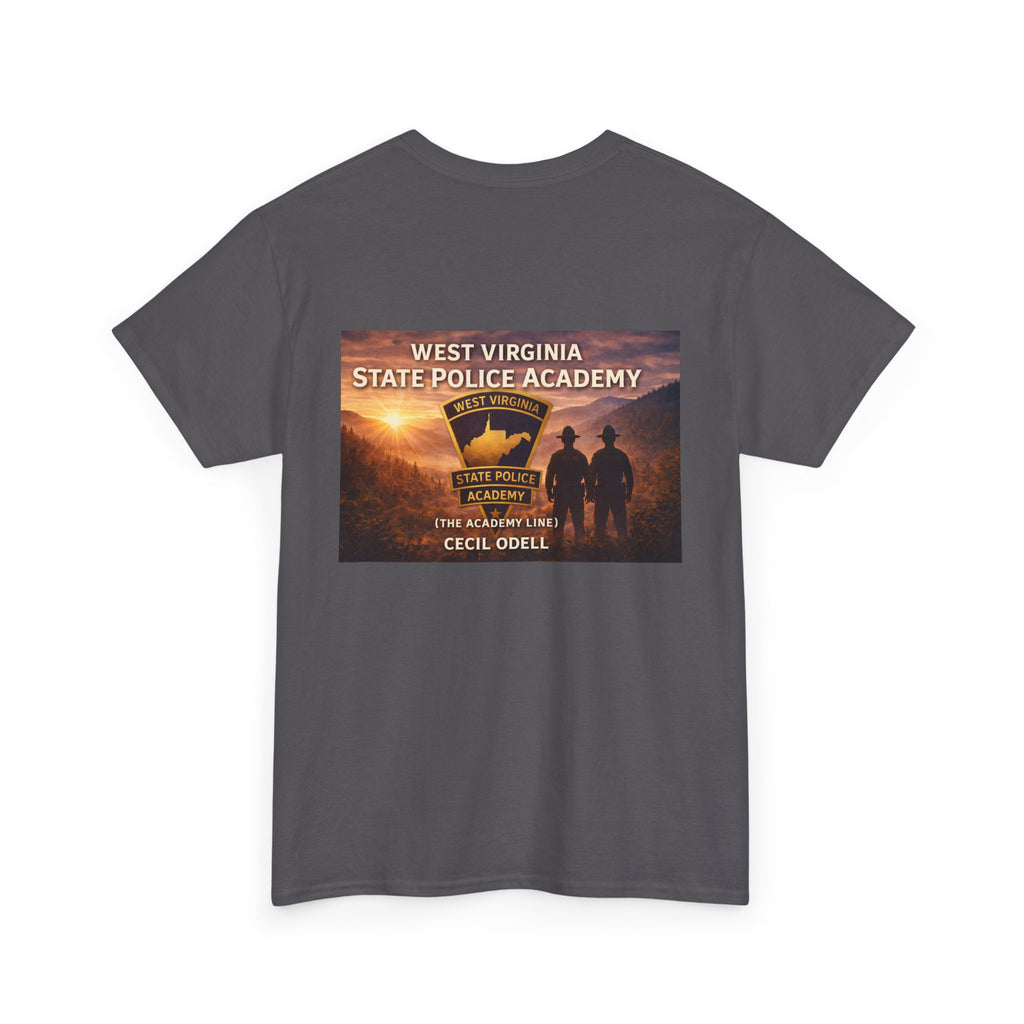State Police Academy T-Shirt - West Virginia Honor Badge Design