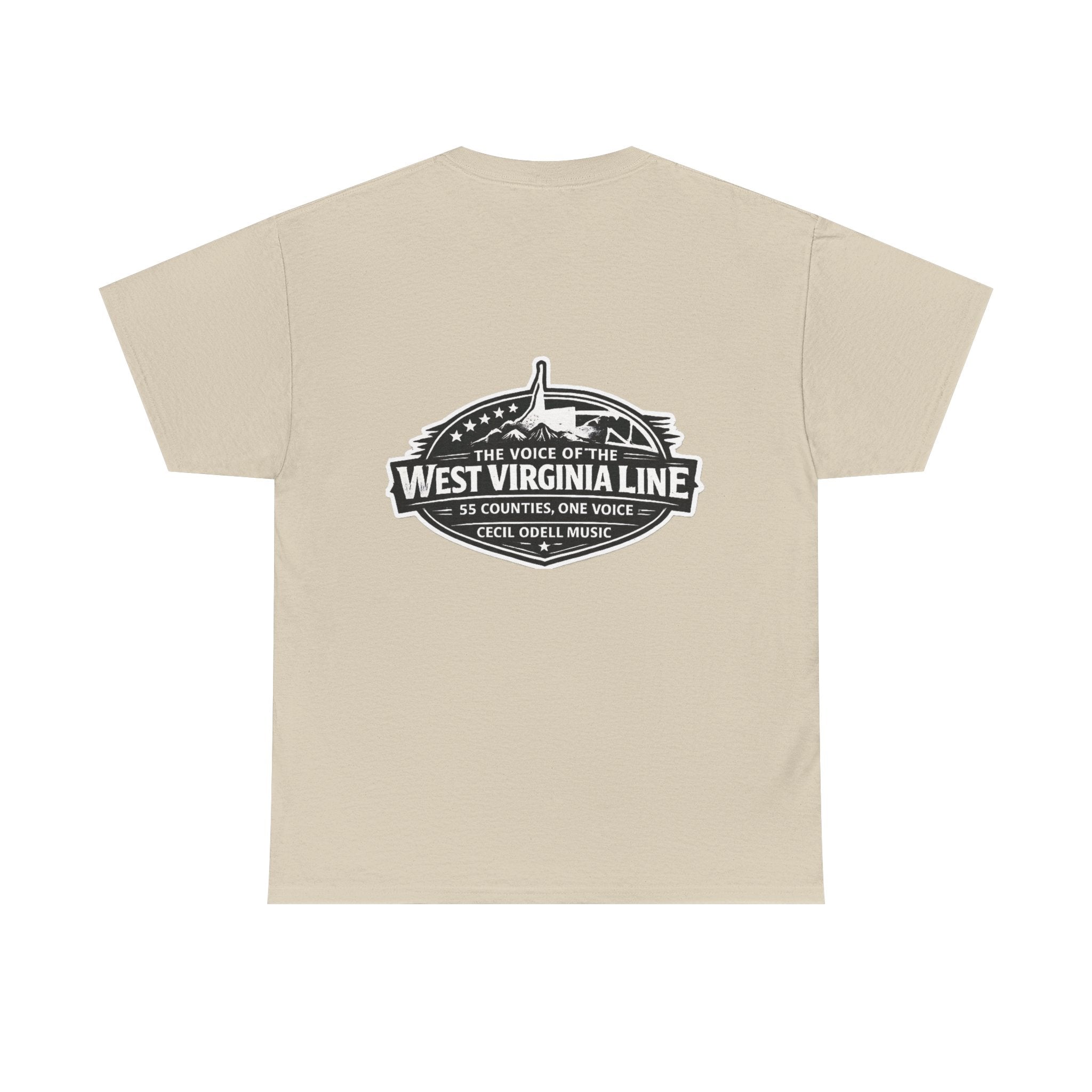 West Virginia Line Tee: 'The Voice of the West Virginia Line' Graphic T-Shirt