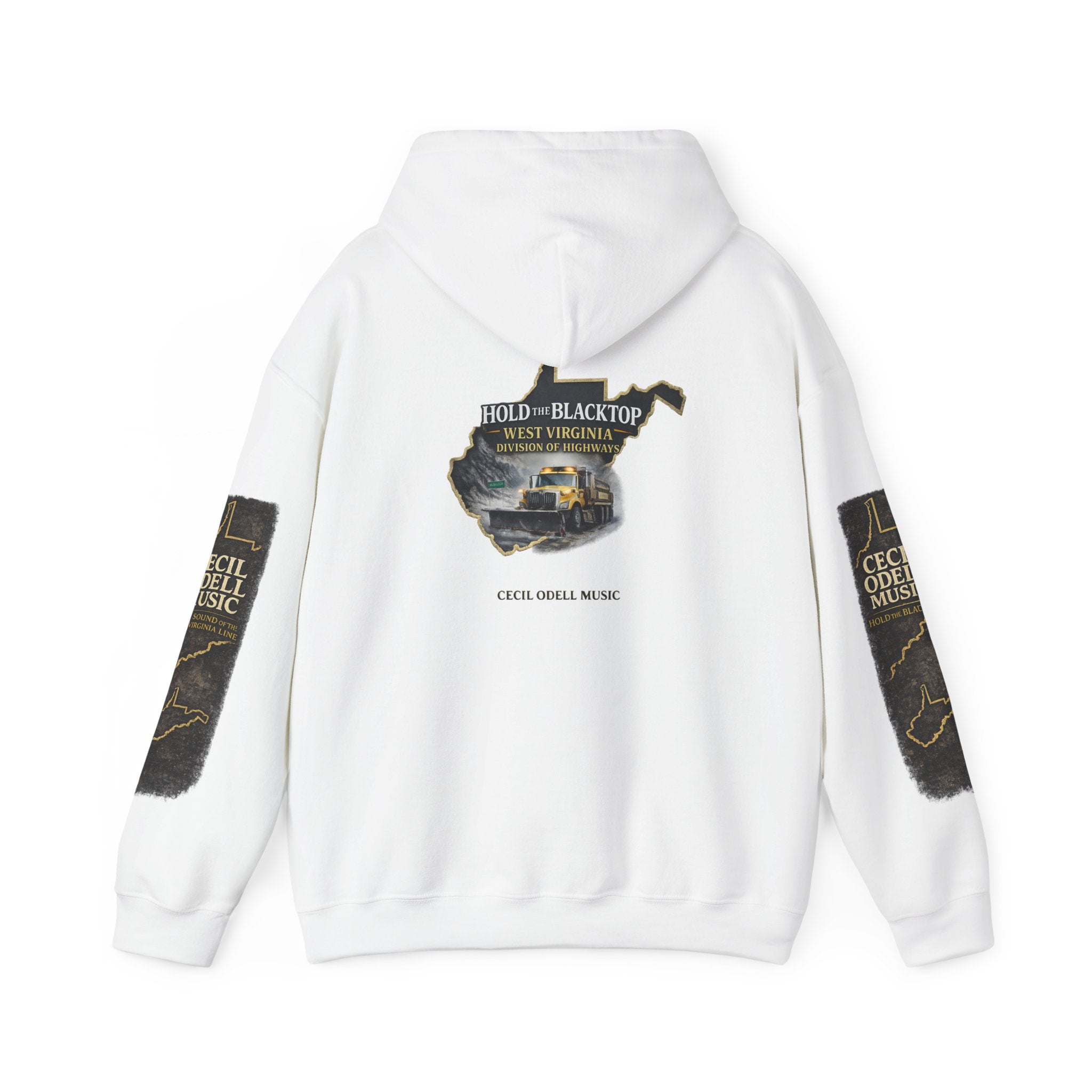 Hold the Blacktop Hoodie: Classic Road Trip Graphic Pullover