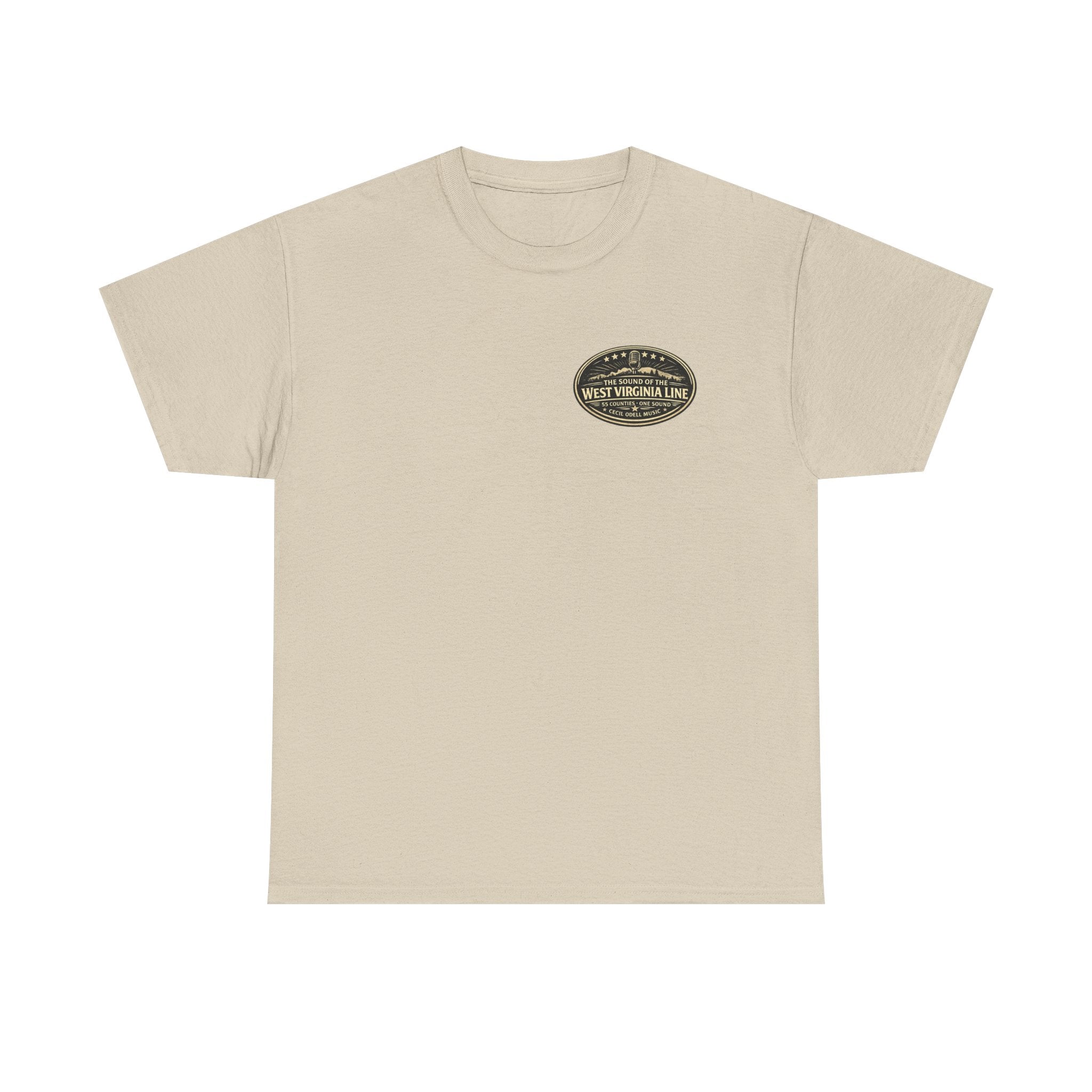 Wayne VFD Line Graphic Tee: Retro Firefighter Poster Shirt