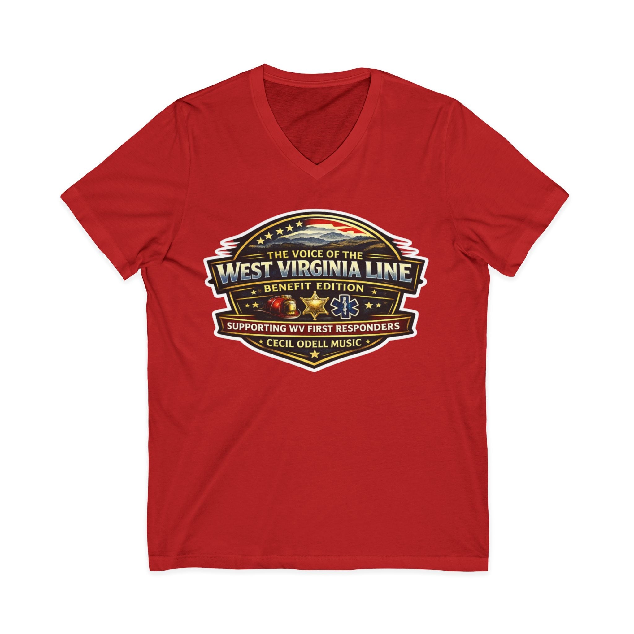The Voice of the West Virginia Line Benefit Edition - V-Neck