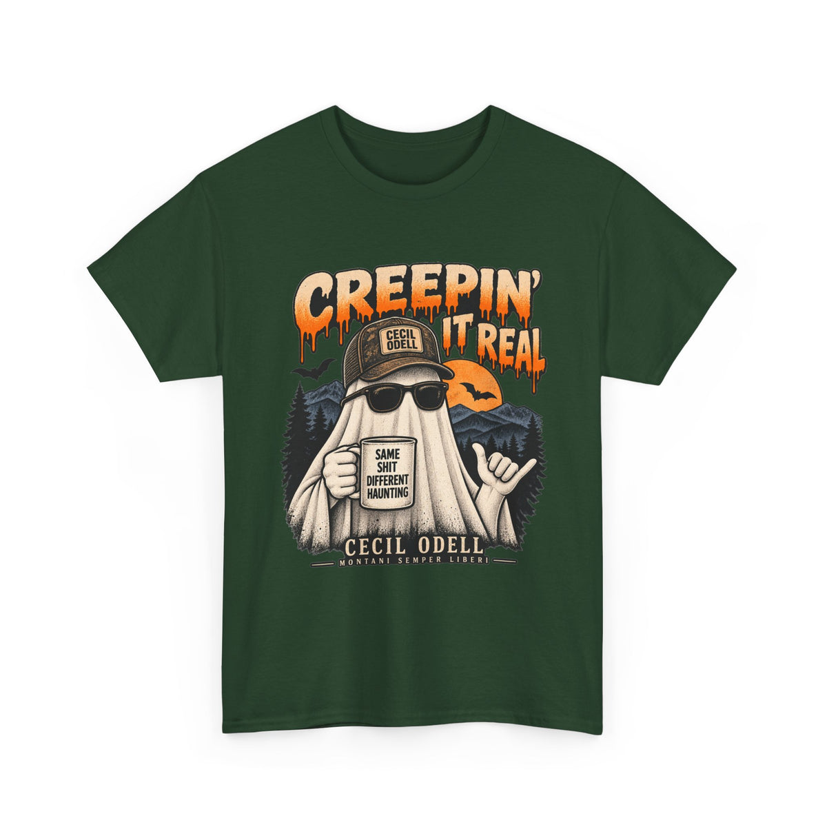 Creepin' It Real Halloween Tee | Cecil Odell