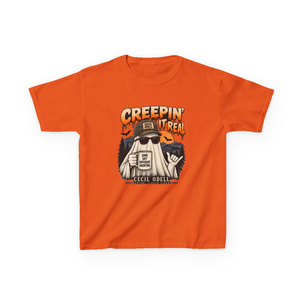 Creepin' It Real Kids Halloween Tee | Cecil Odell
