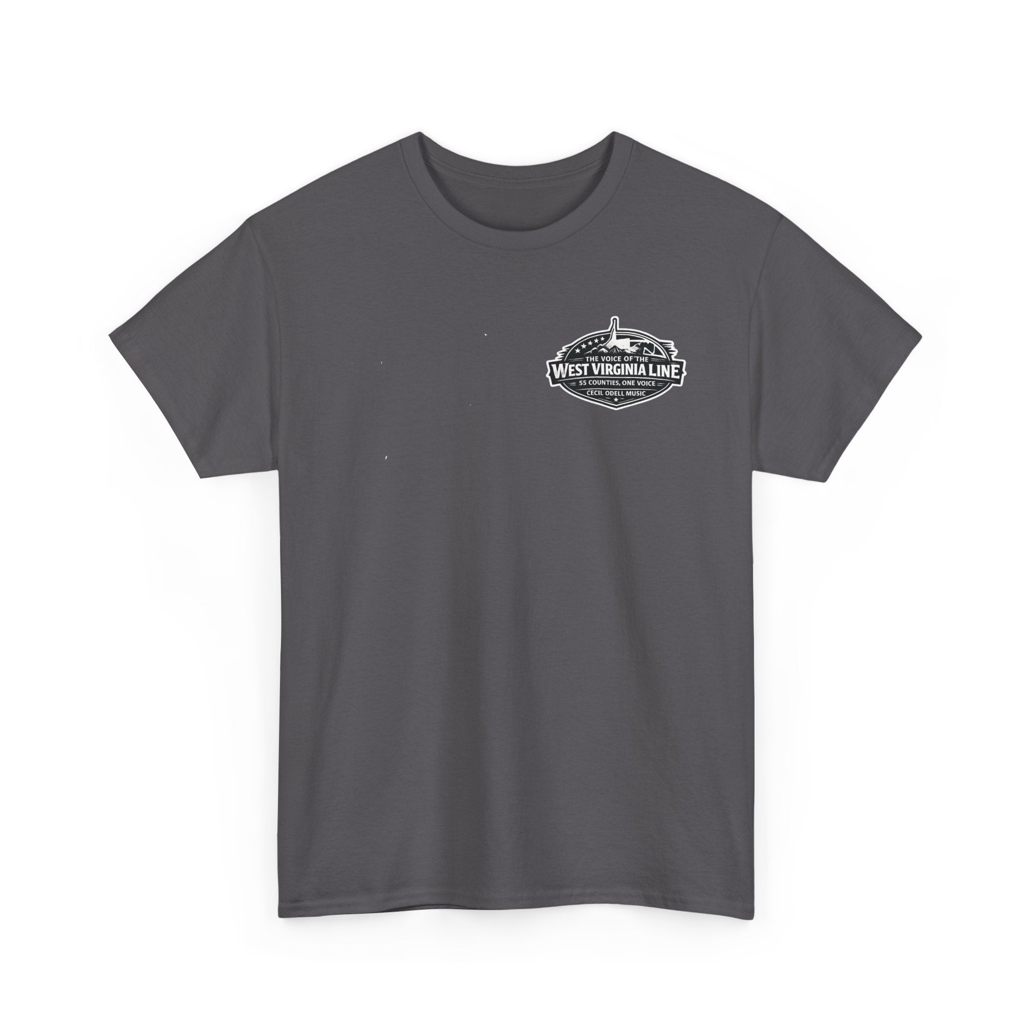 West Virginia Line Tee: 'The Voice of the West Virginia Line' Graphic T-Shirt