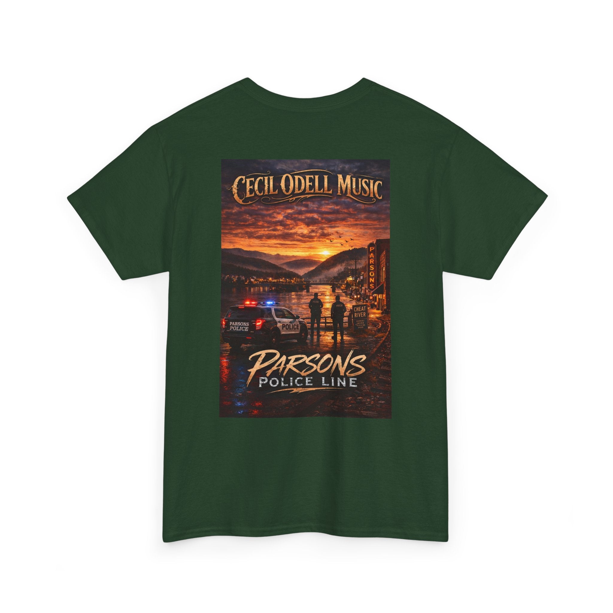 Parsons PD song art shirt