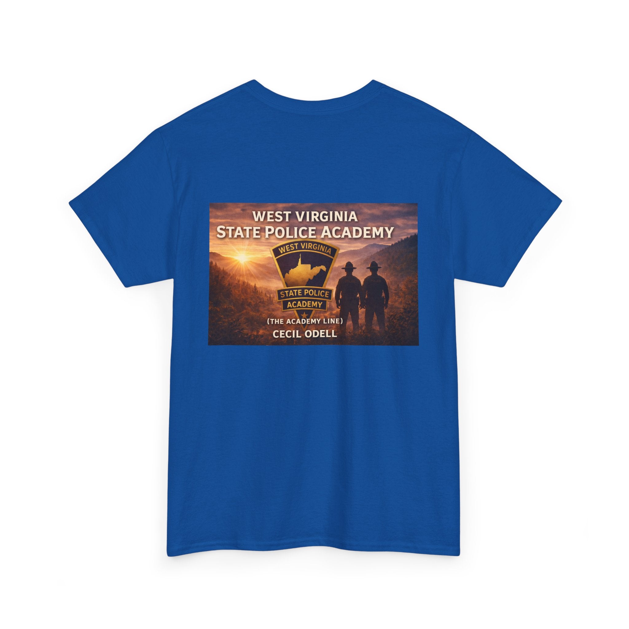 State Police Academy T-Shirt - West Virginia Honor Badge Design