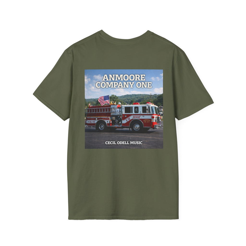 Firetruck Band Tee: "Anmoore Company One" Graphic T-Shirt