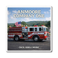 Fire Truck Refrigerator Magnet: "Anmoore Company One" Album Cover Magnet