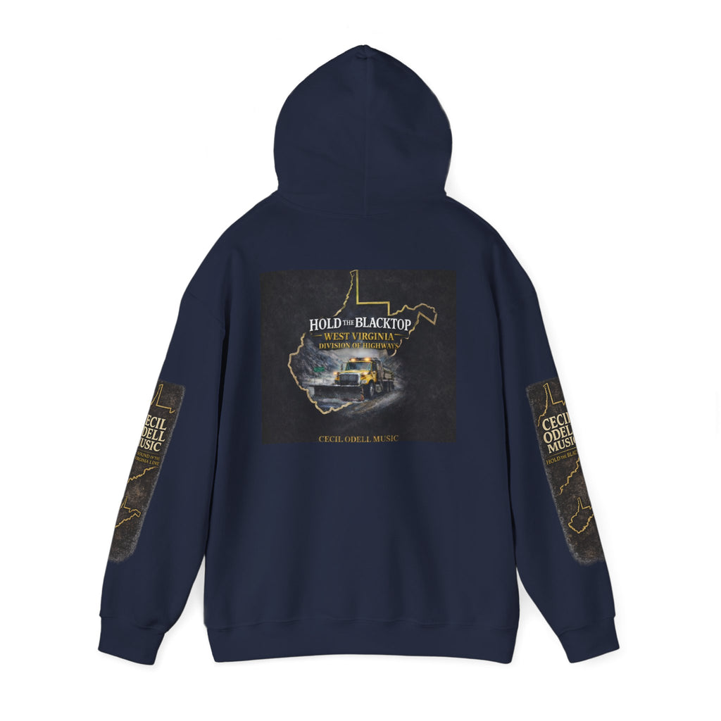 Hoodie: "Hold The Blacktop" Vintage Road Trip Graphic Pullover