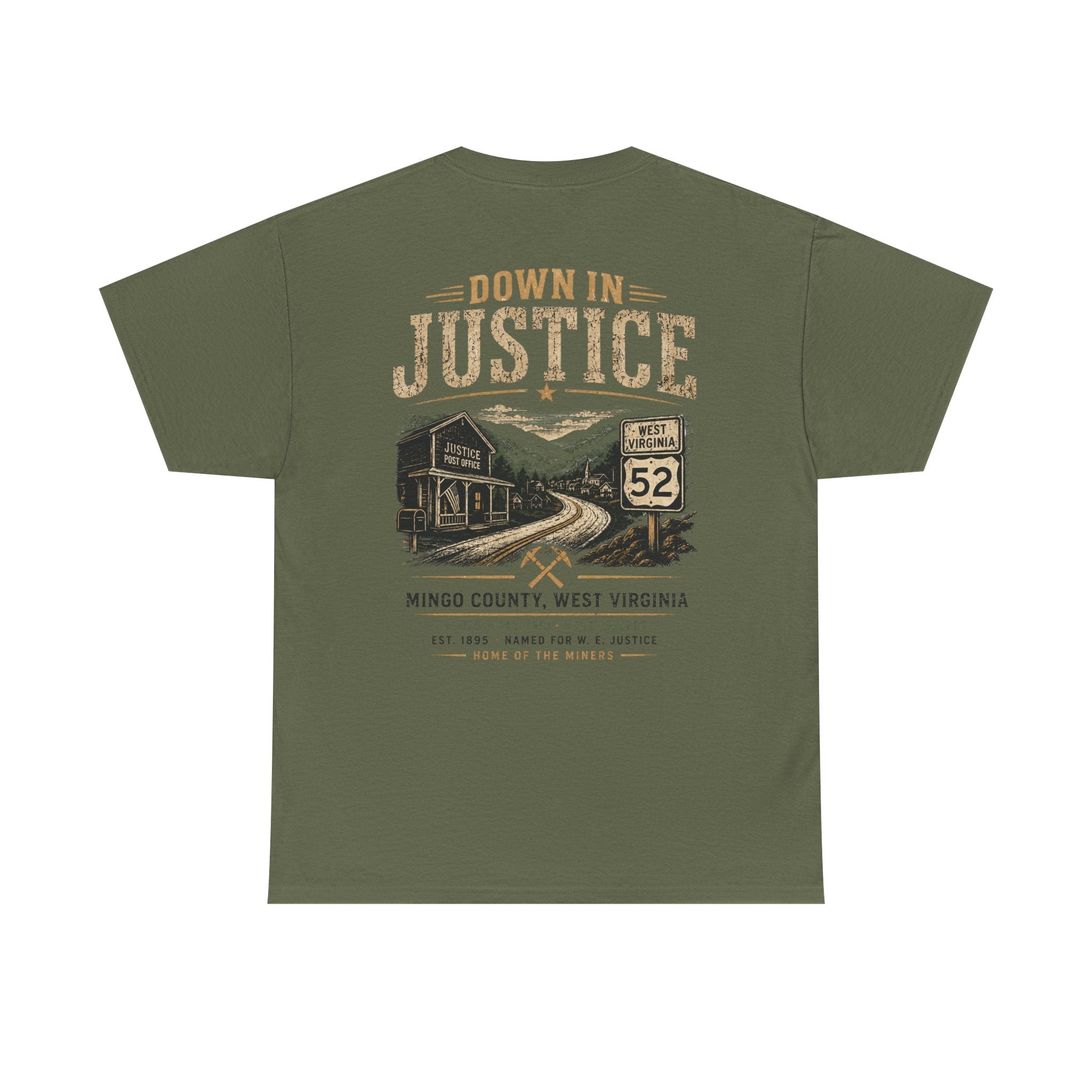 T-Shirt — "Down in Justice"