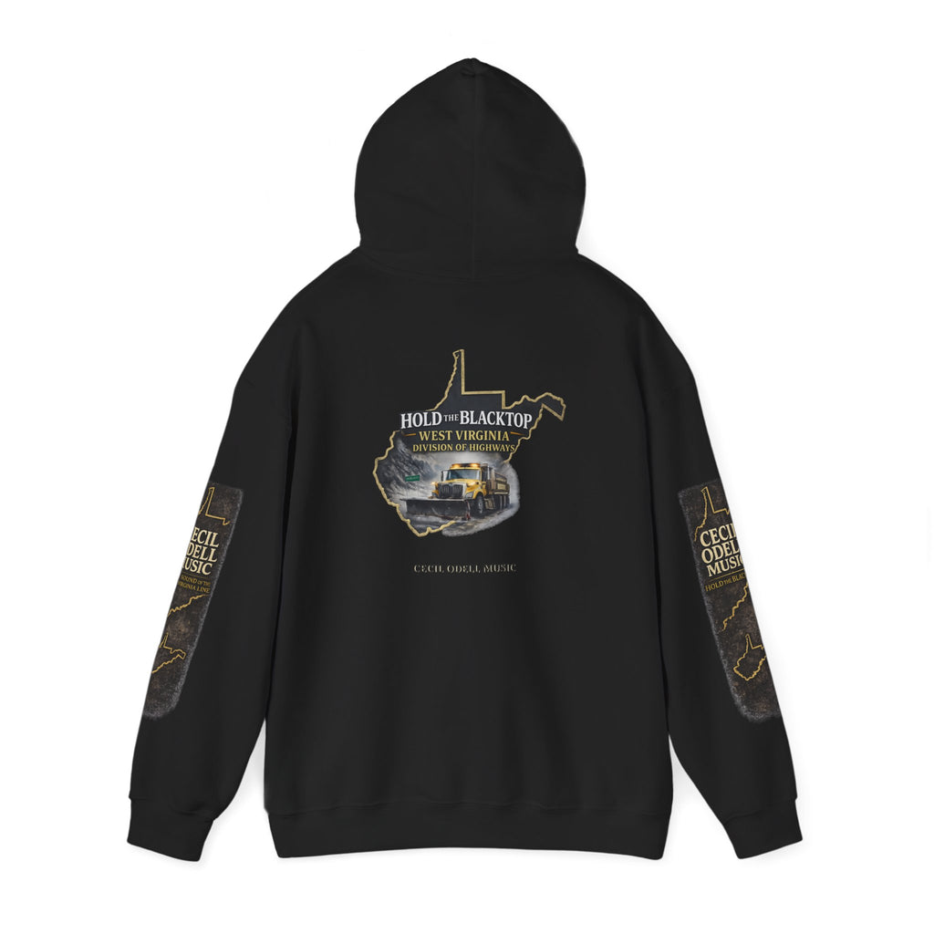 Hold the Blacktop Hoodie: Classic Road Trip Graphic Pullover