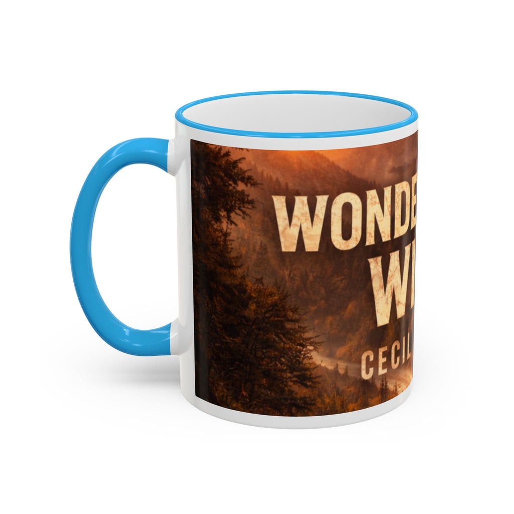 Wonderful Wild Scenic Mug: "Wonderful Wild" Cecil Odell Coffee Cup (Accent Rim & Handle)