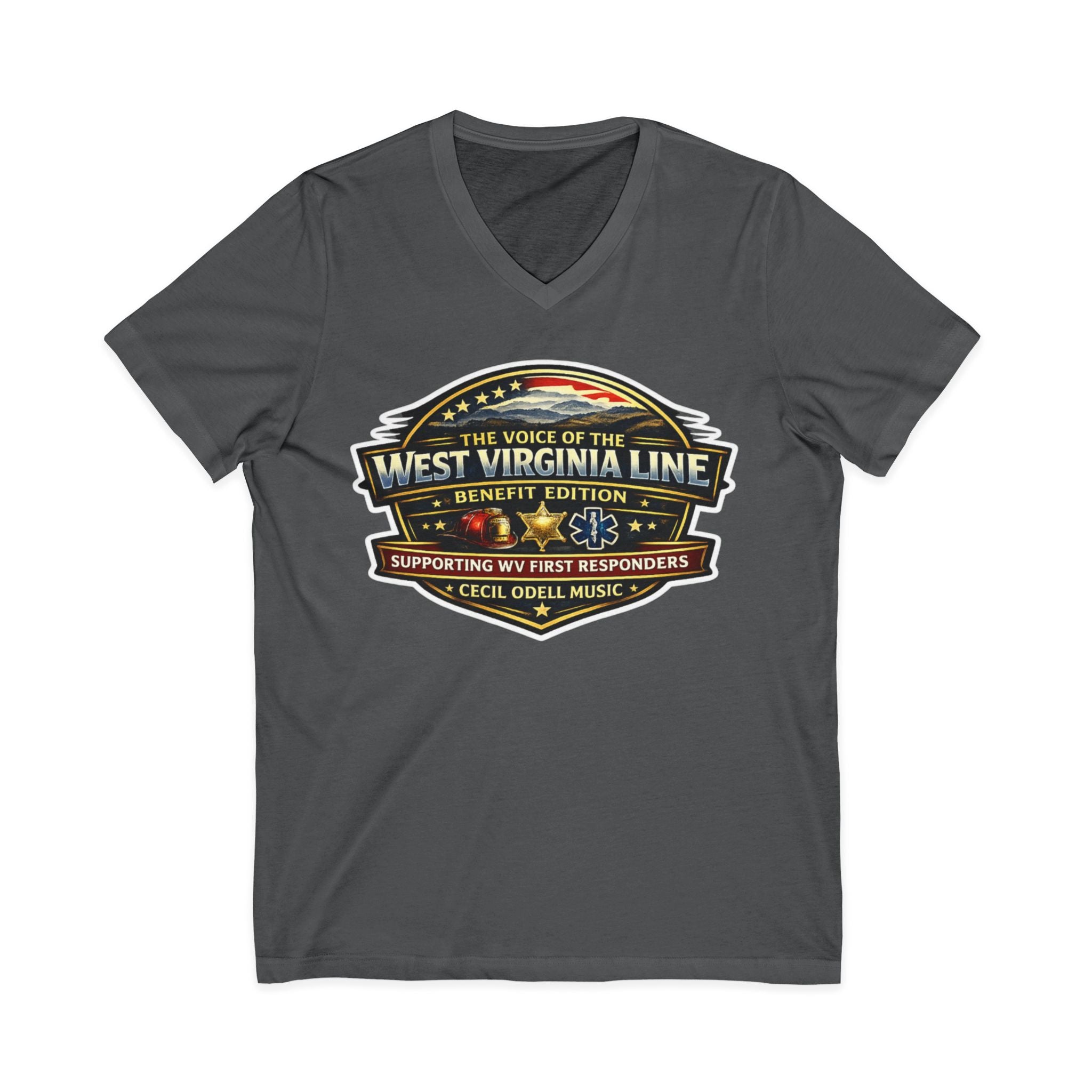 The Voice of the West Virginia Line Benefit Edition - V-Neck