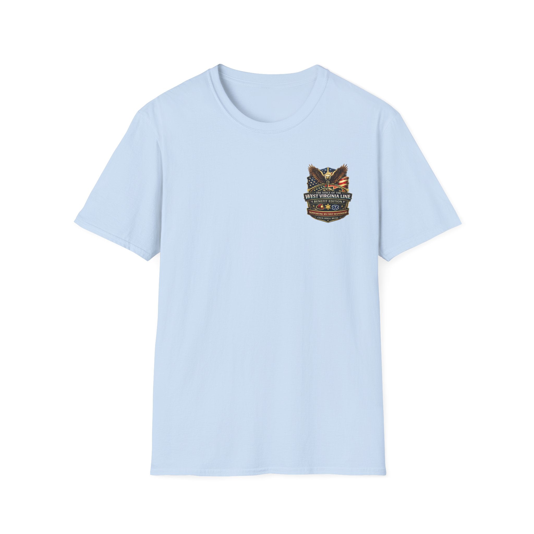 Fire Department T-Shirt: Tunnelton VFD Line Photo Tee