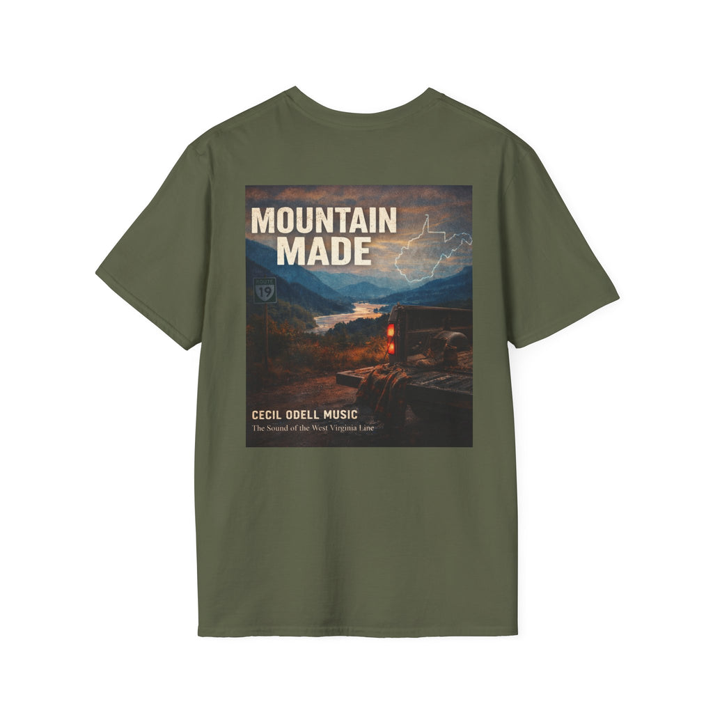 Mountain Made T-Shirt: "Cecil Odell Music" Vintage Mountain Landscape Tee
