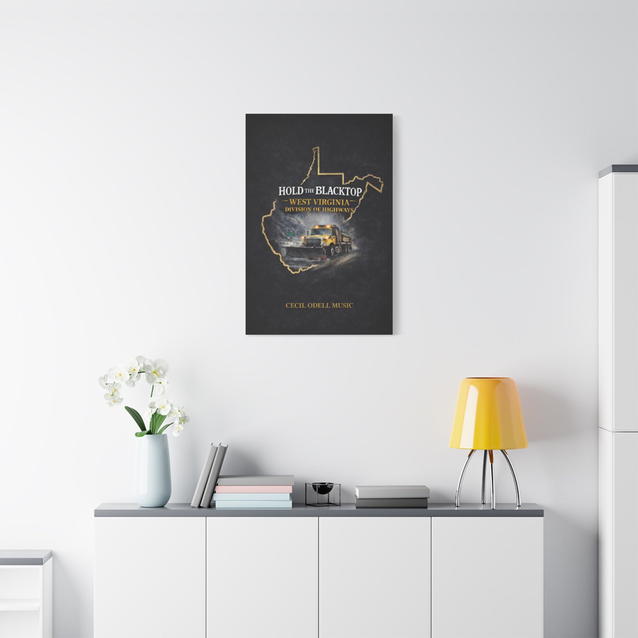 Hold the Blacktop: West Virginia Division of Highways Canvas Print