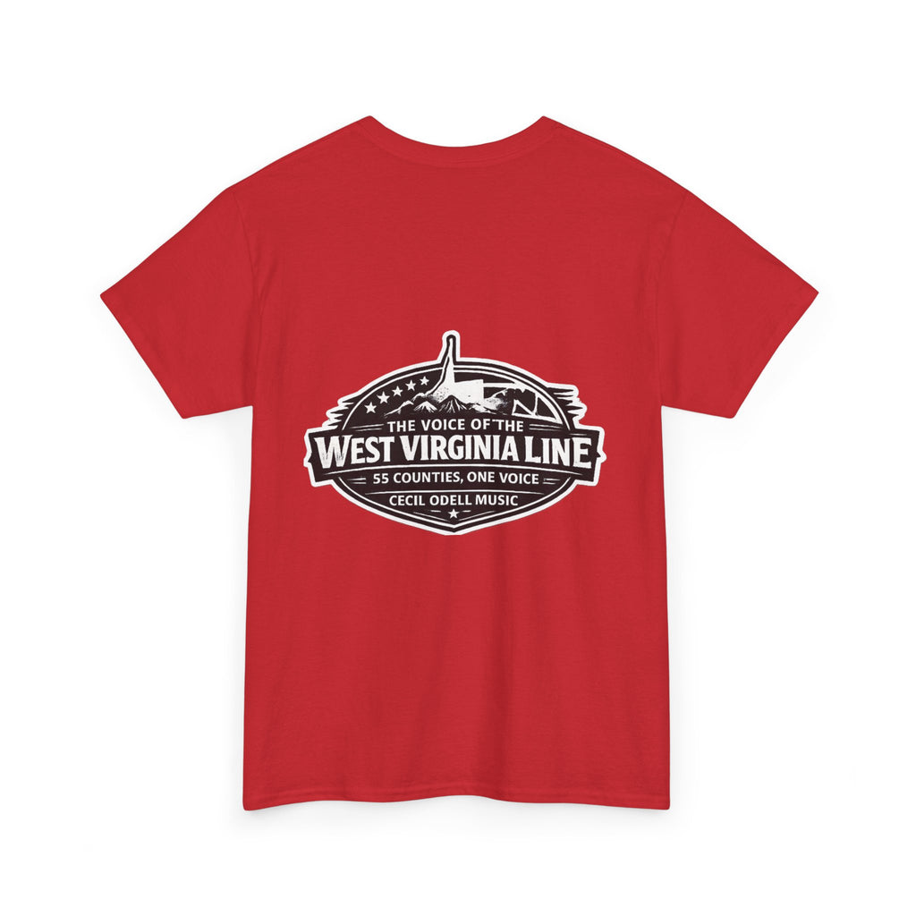 West Virginia Line Tee: 'The Voice of the West Virginia Line' Graphic T-Shirt