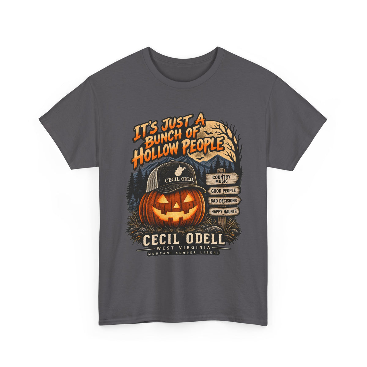 It's Just a Bunch of Hollow People Halloween Tee | Cecil Odell