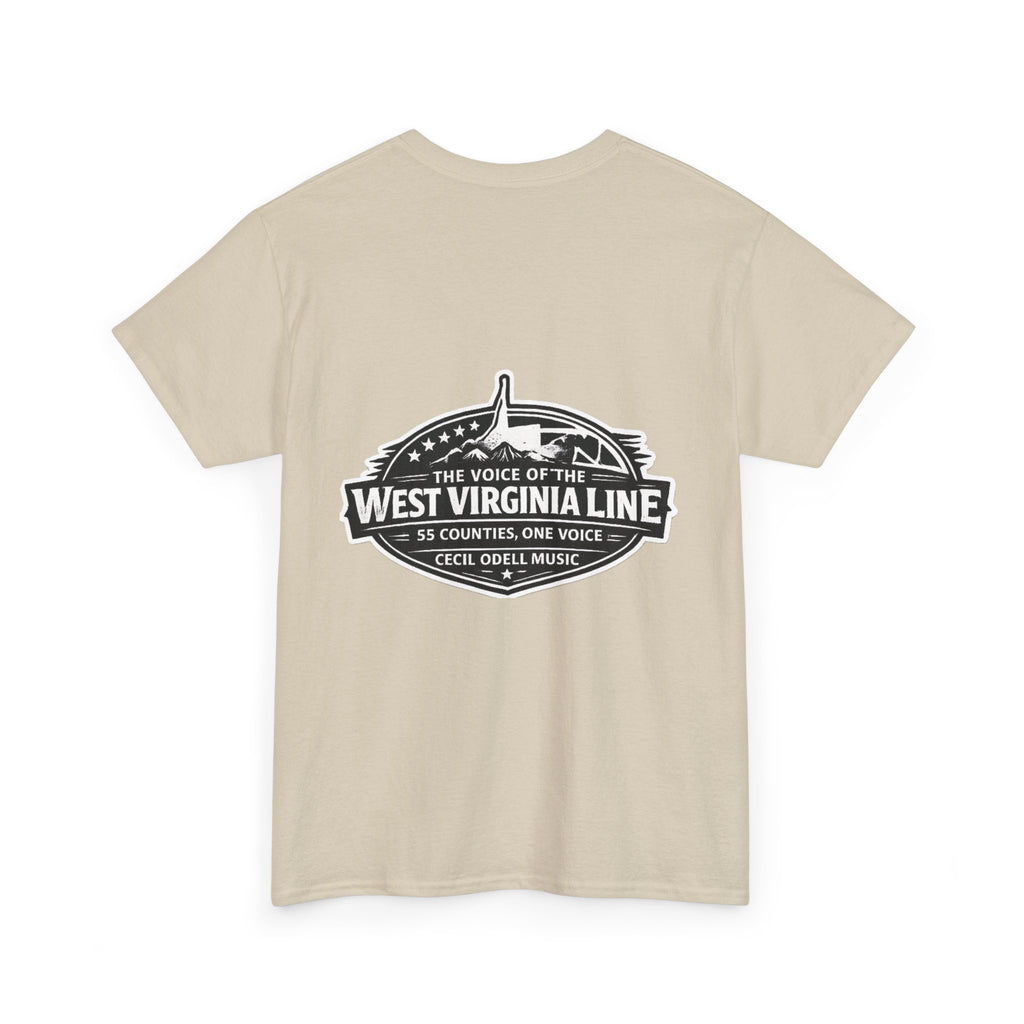 West Virginia Line Tee: 'The Voice of the West Virginia Line' Graphic T-Shirt