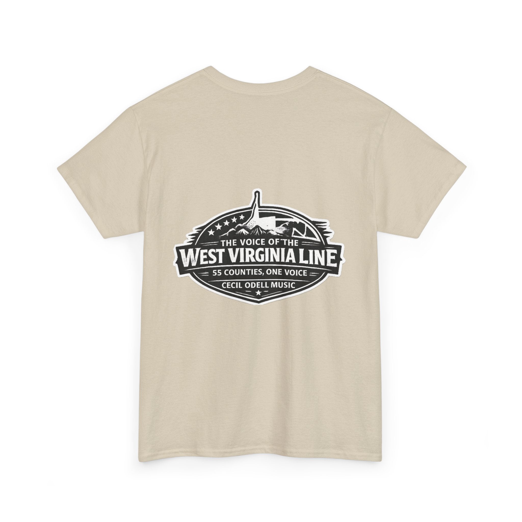 West Virginia Line Tee: 'The Voice of the West Virginia Line' Graphic T-Shirt