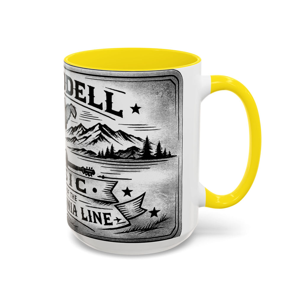 West Virginia Music Coffee Mug: 'The Sound of the West Virginia Line' Accent Mug