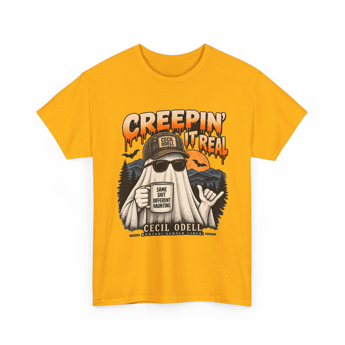 Creepin' It Real Halloween Tee | Cecil Odell