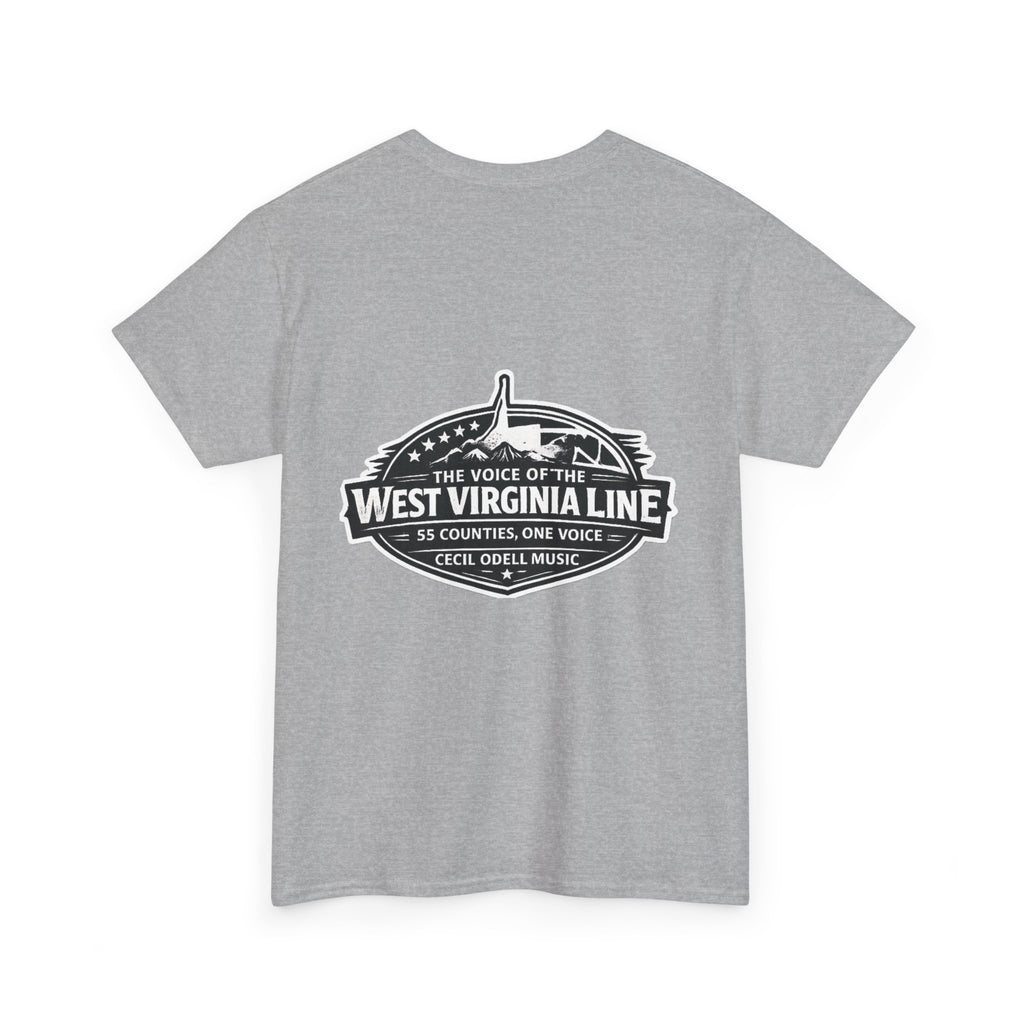 West Virginia Line Tee: 'The Voice of the West Virginia Line' Graphic T-Shirt