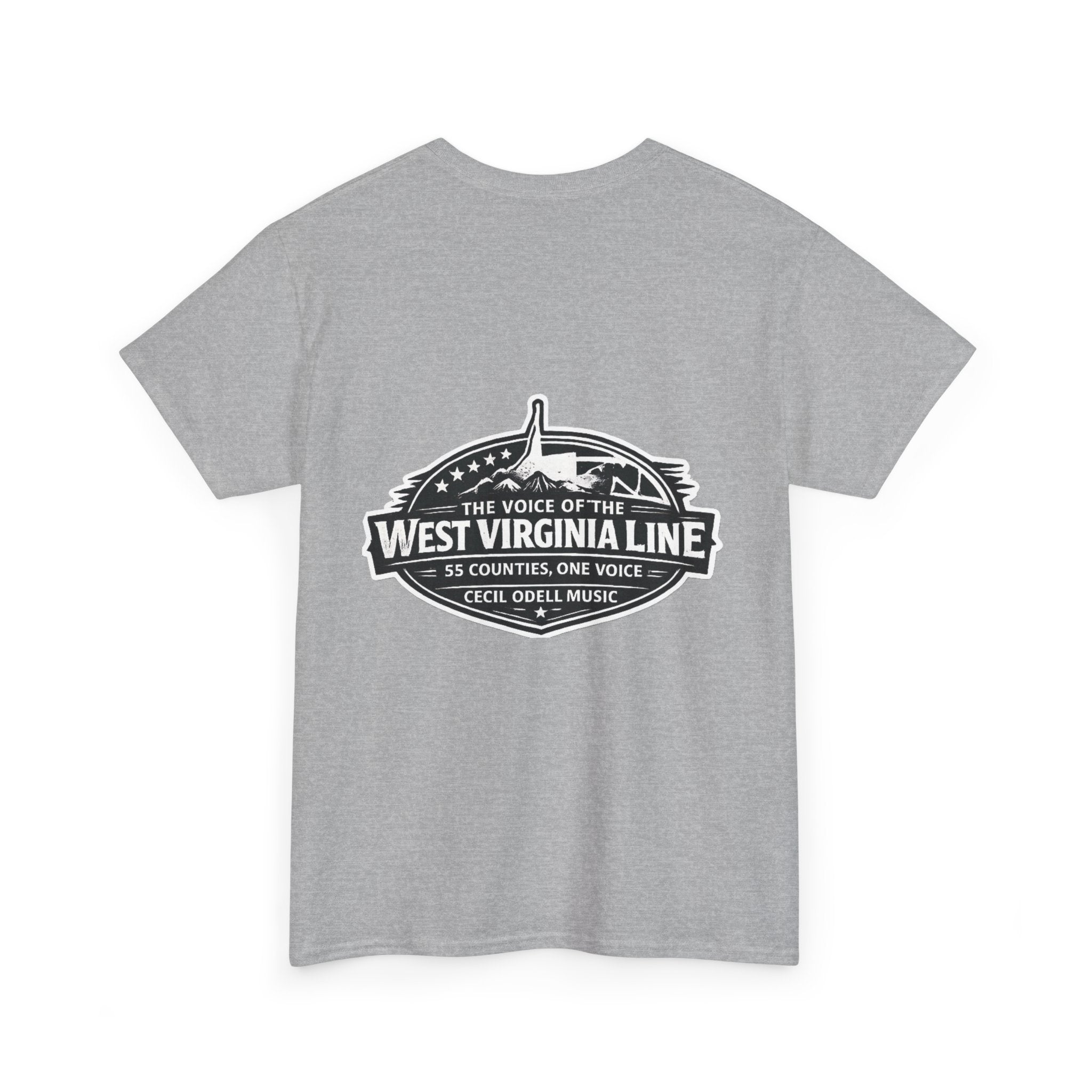 West Virginia Line Tee: 'The Voice of the West Virginia Line' Graphic T-Shirt