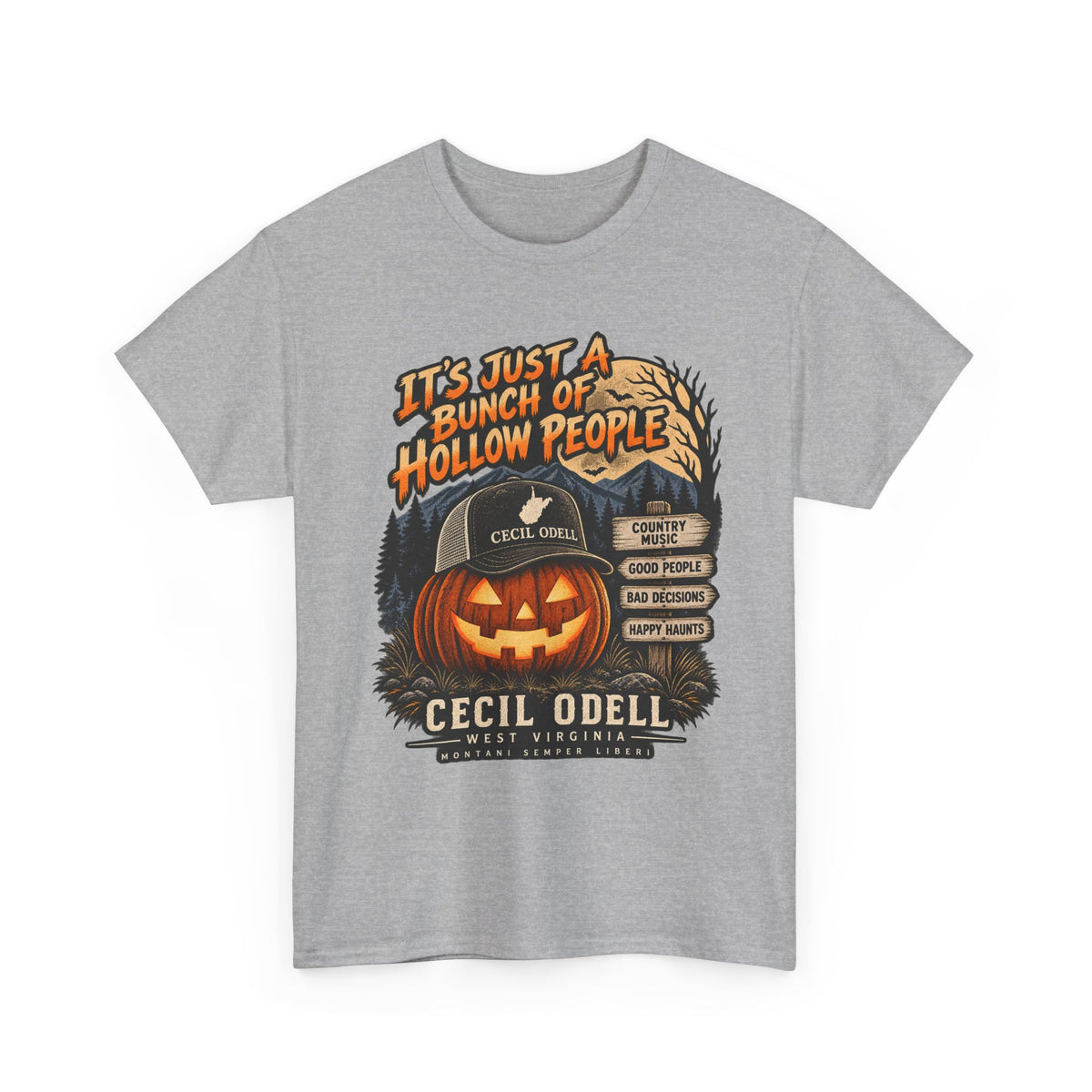 It's Just a Bunch of Hollow People Halloween Tee | Cecil Odell