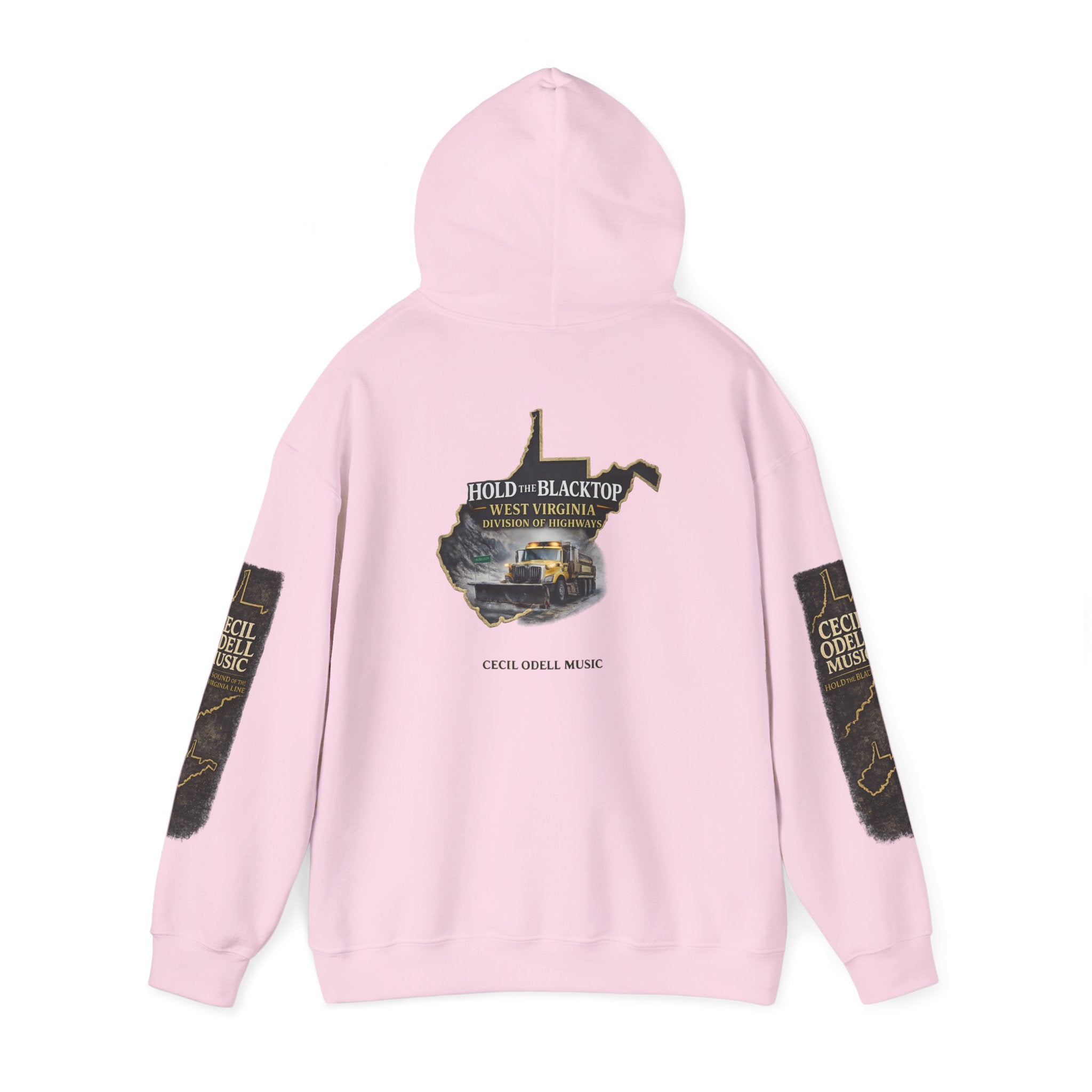 Hold the Blacktop Hoodie: Classic Road Trip Graphic Pullover