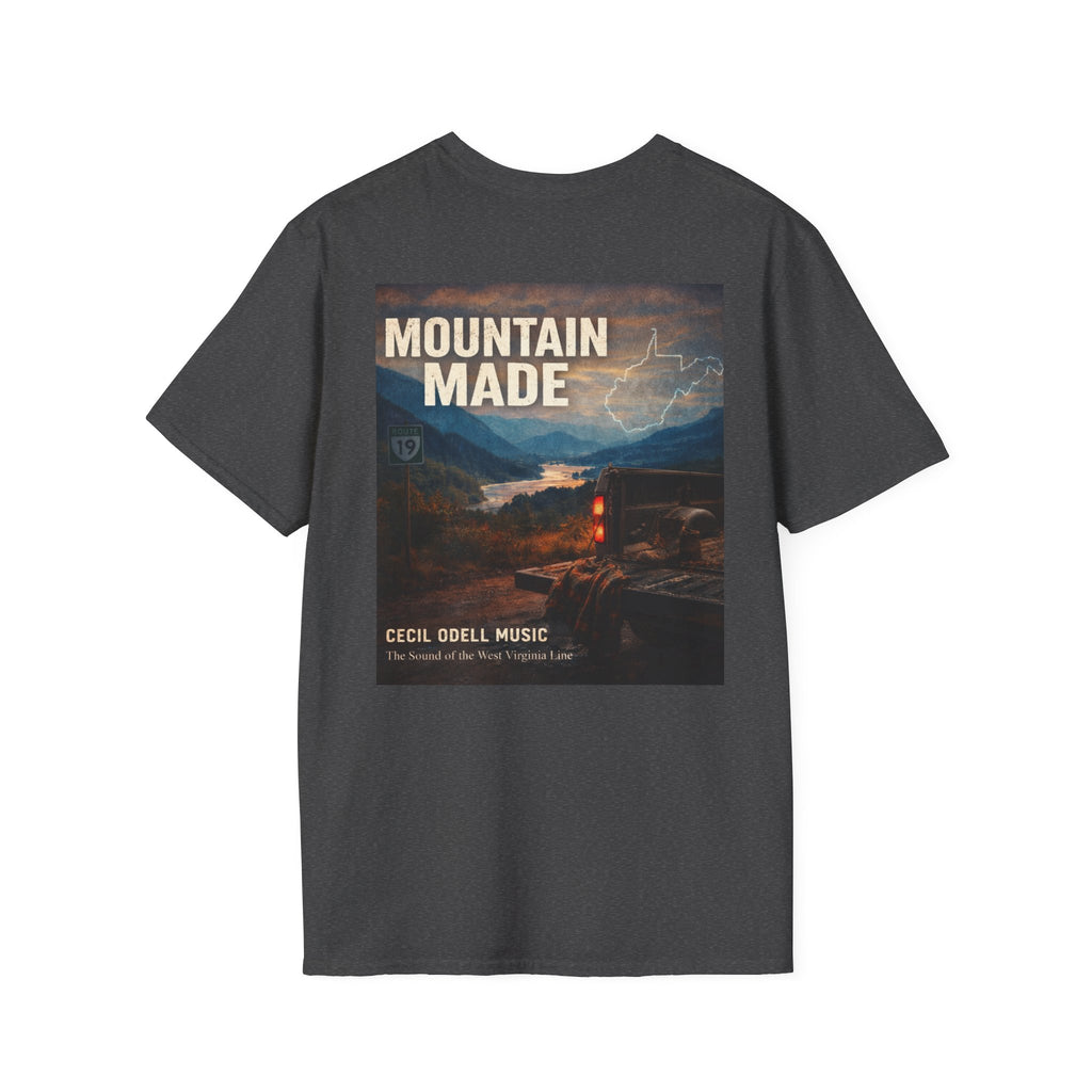 Mountain Made T-Shirt: "Cecil Odell Music" Vintage Mountain Landscape Tee