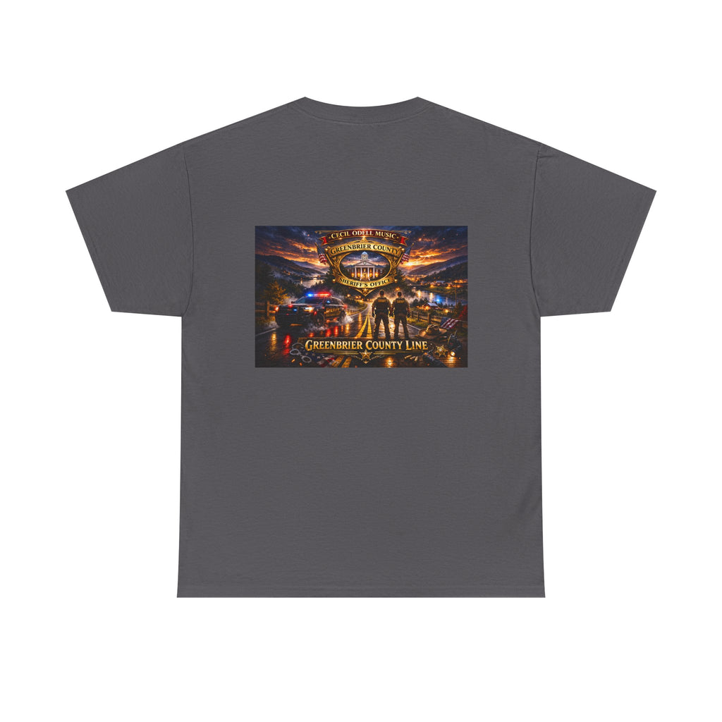 Greenbrier County Line Concert Tee: Vintage Live Music Poster Shirt