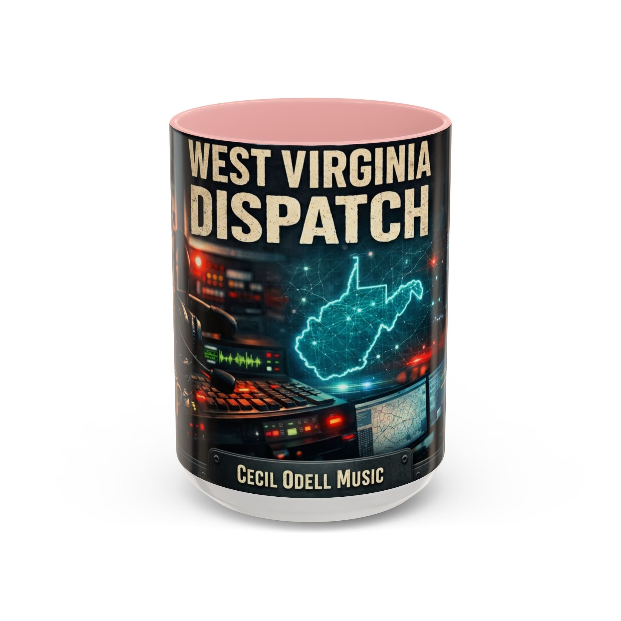 West Virginia Dispatch Accent Coffee Mug: Emergency Dispatch Radio Operator Gift (11/15oz)