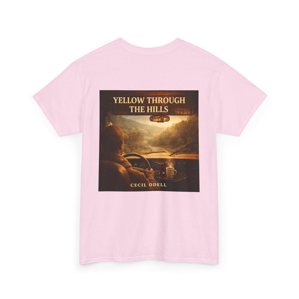 Album Art T‑Shirt: "Yellow Through The Hills" Vintage Roadtrip Tee