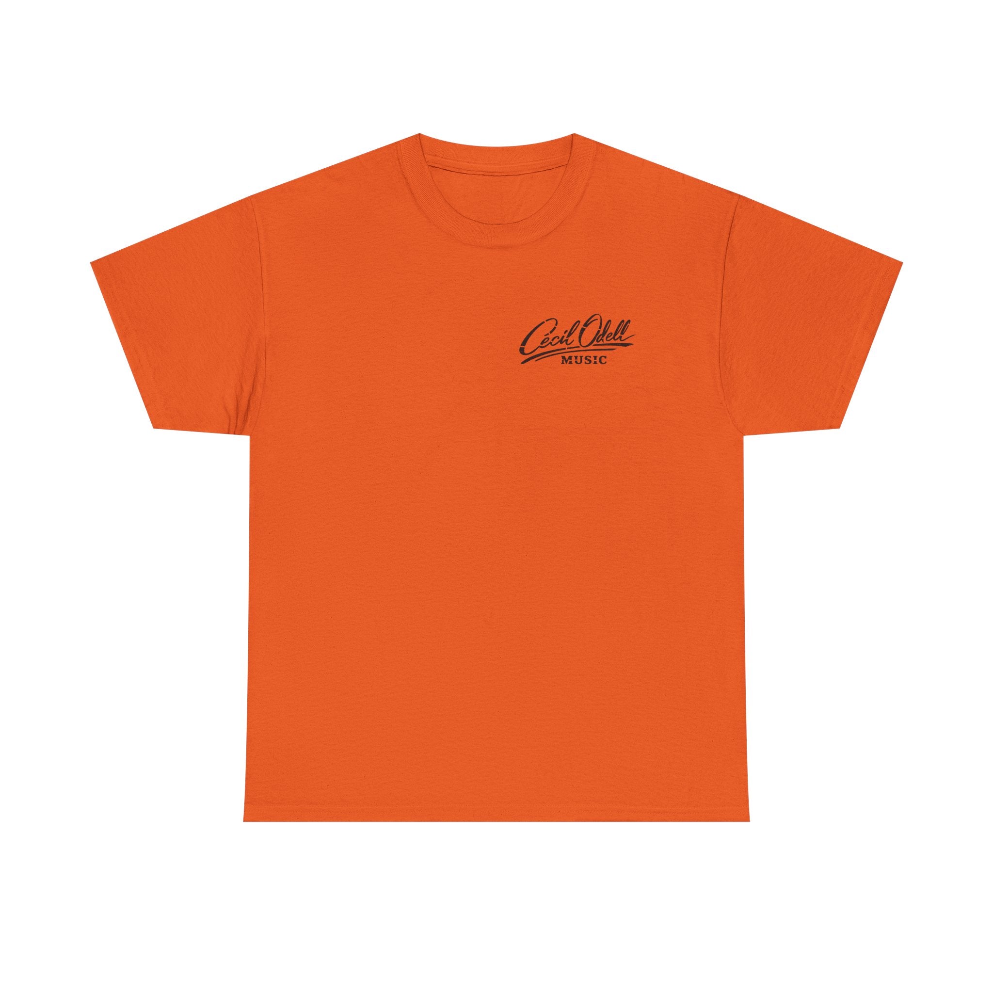 K9 Partner T-Shirt: 'Cecil Odell Music' Script Chest Design
