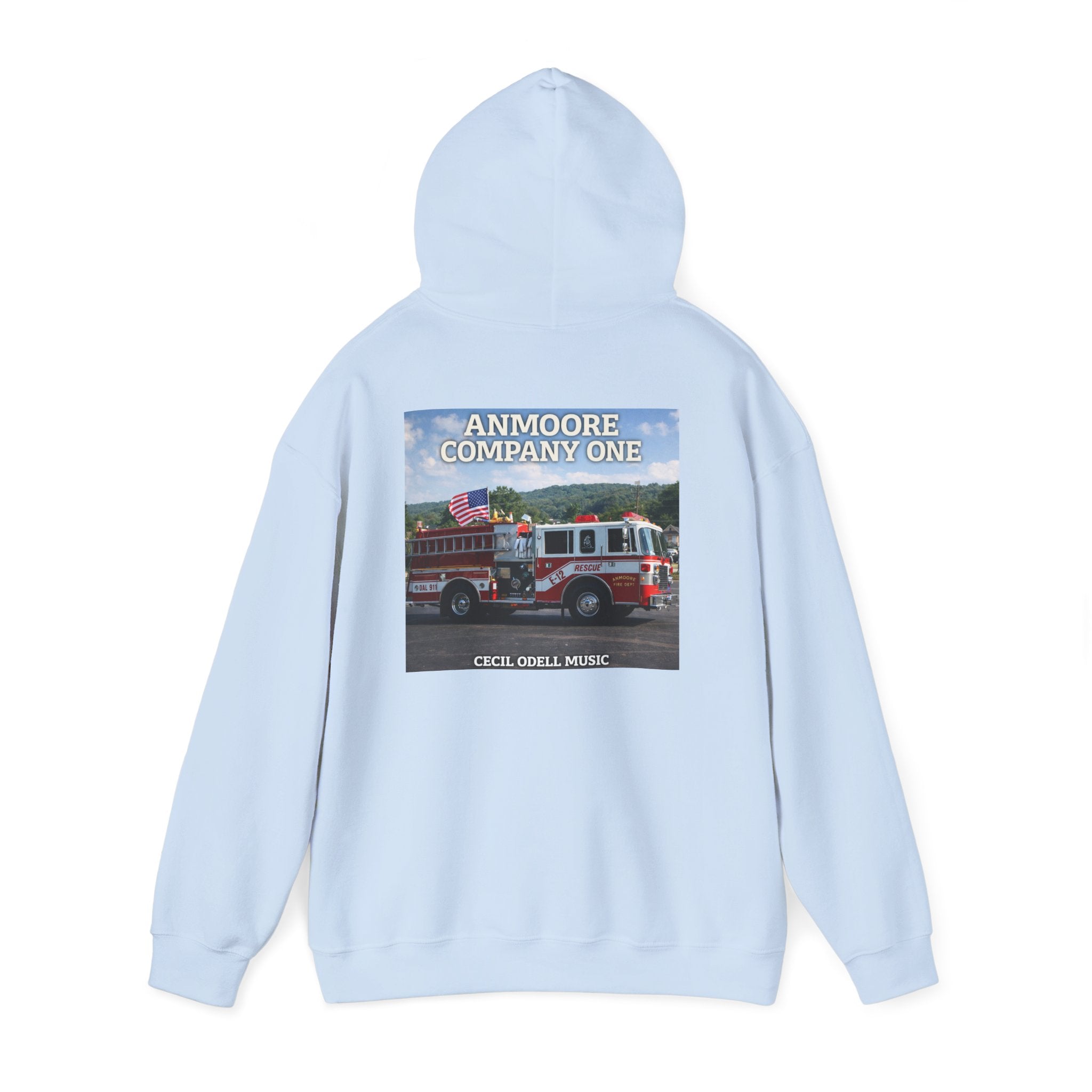 West Virginia Line Firetruck Hoodie: "The Sound of the West Virginia Line" Tribute Sweatshirt