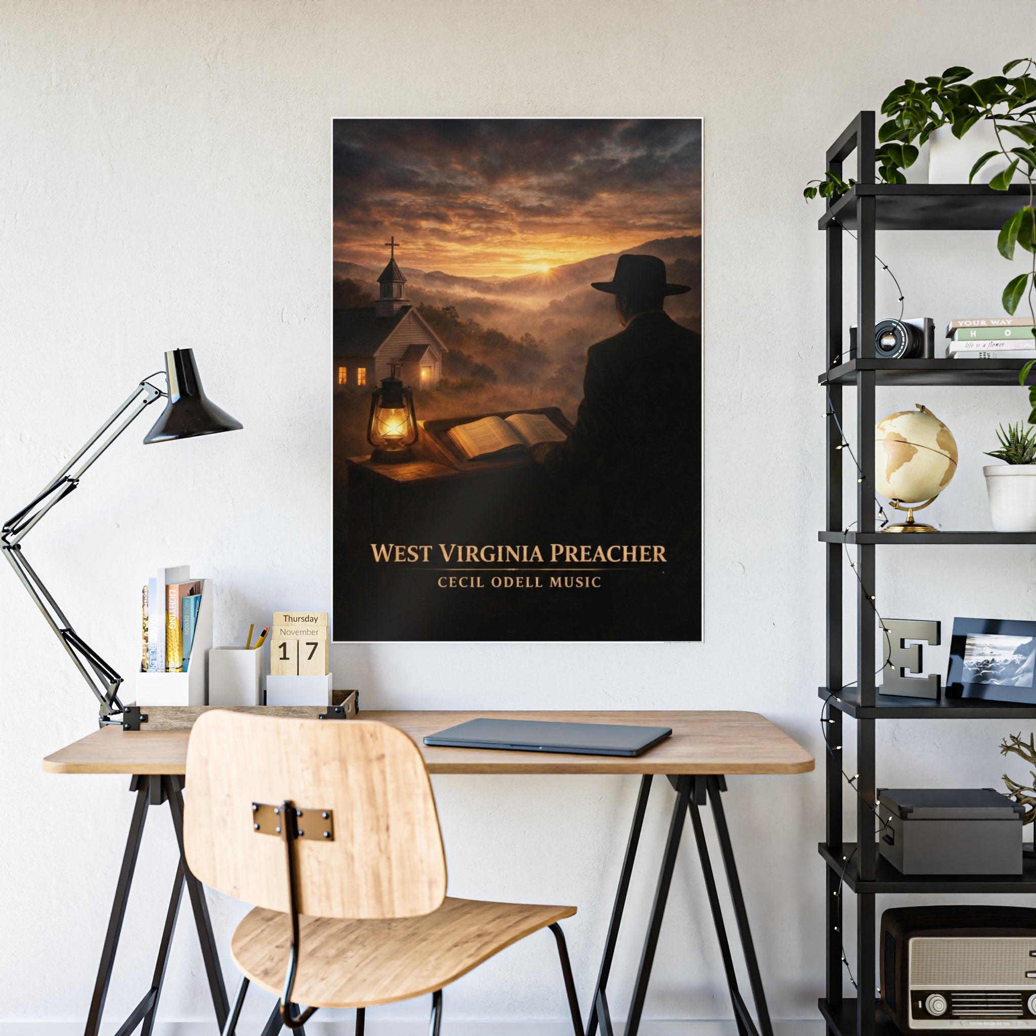 West Virginia Preacher Gloss Poster