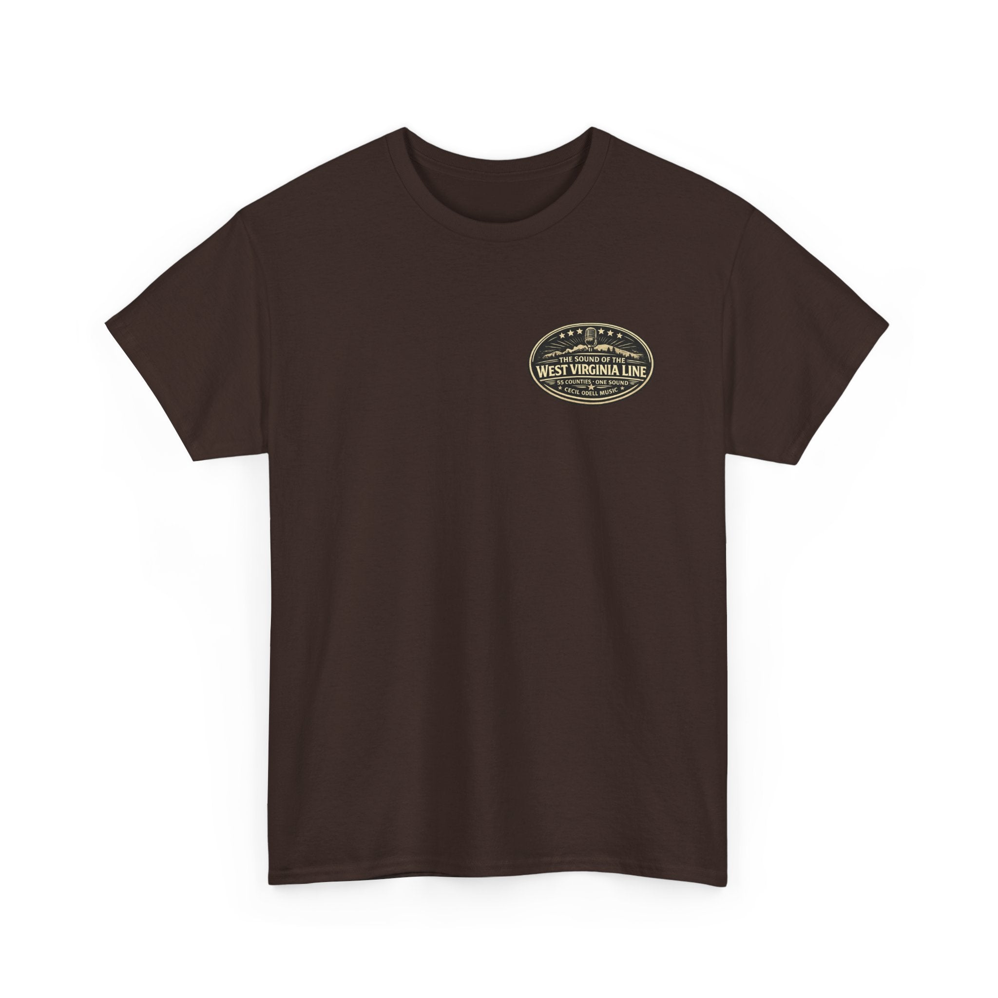 Wayne VFD Line Graphic Tee: Retro Firefighter Poster Shirt