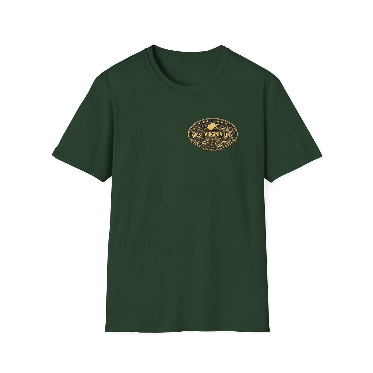 West Virginia Line Wirt County T-Shirt