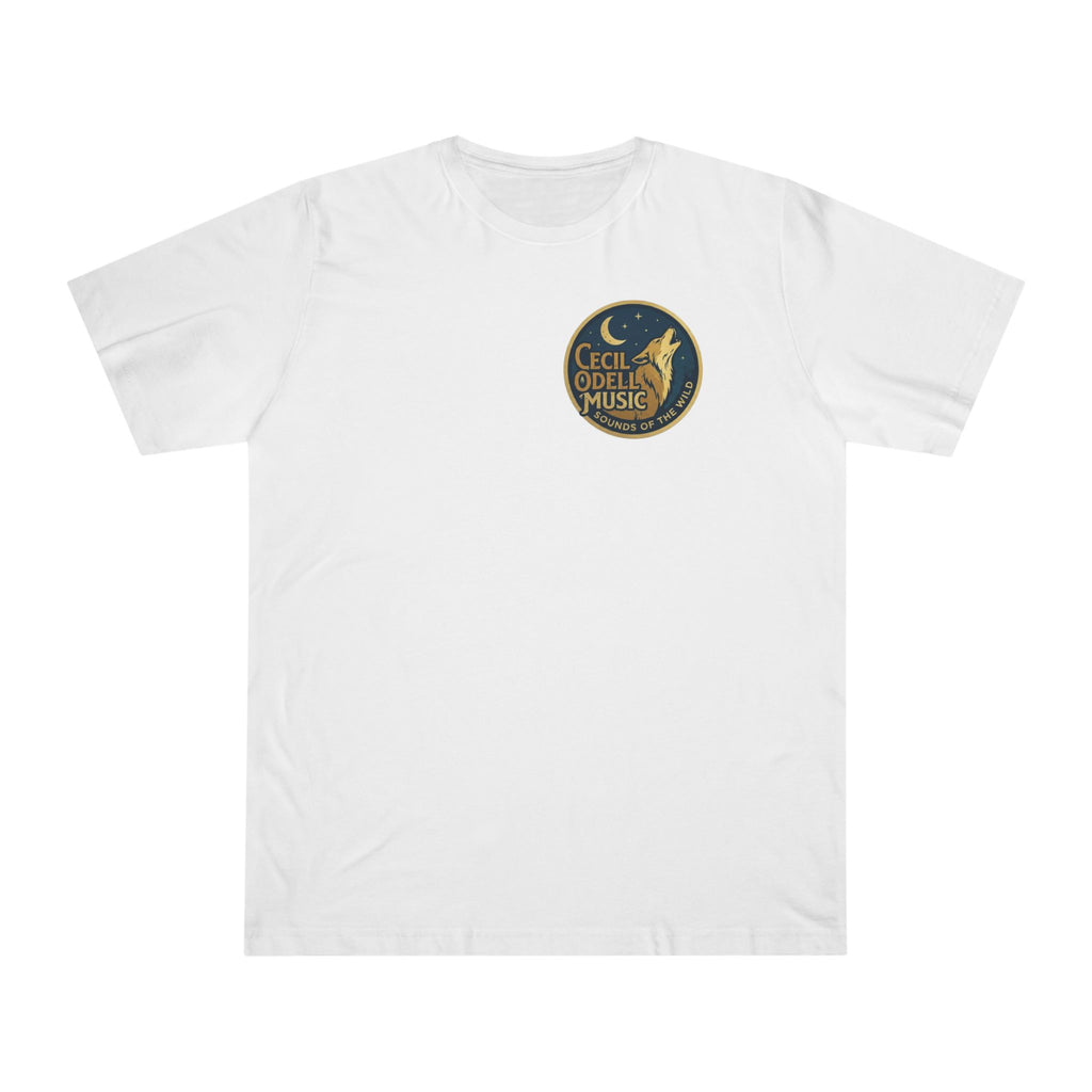 Mountain Made T-Shirt: 'Cecil Odell Music' Scenic Back Print