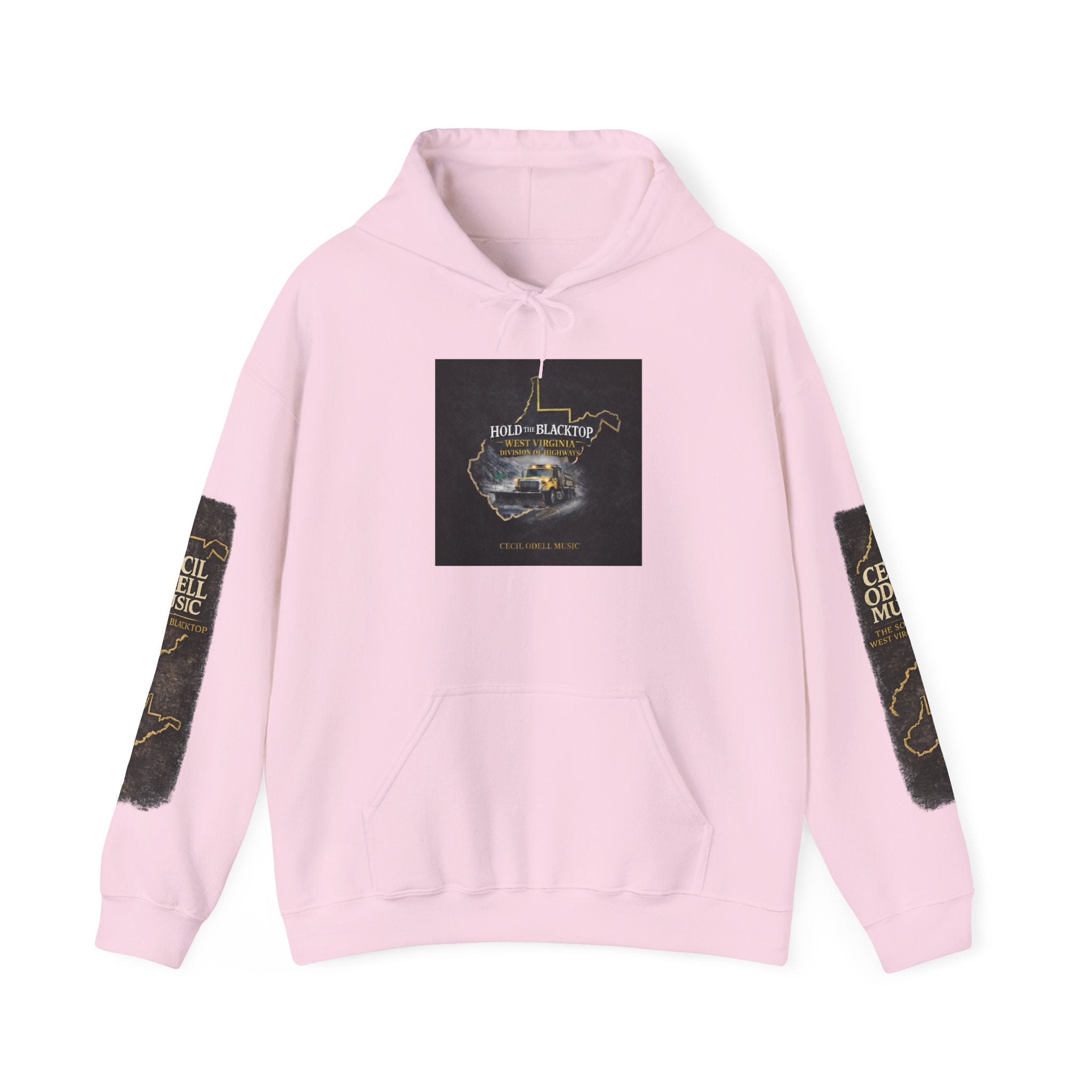Hoodie: "Hold The Blacktop" Vintage Road Trip Graphic Pullover